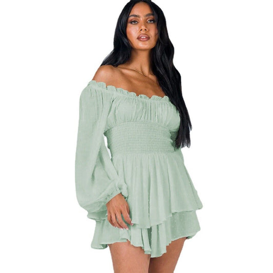 Summer dress shoulder ruffles for women | Melissa -1