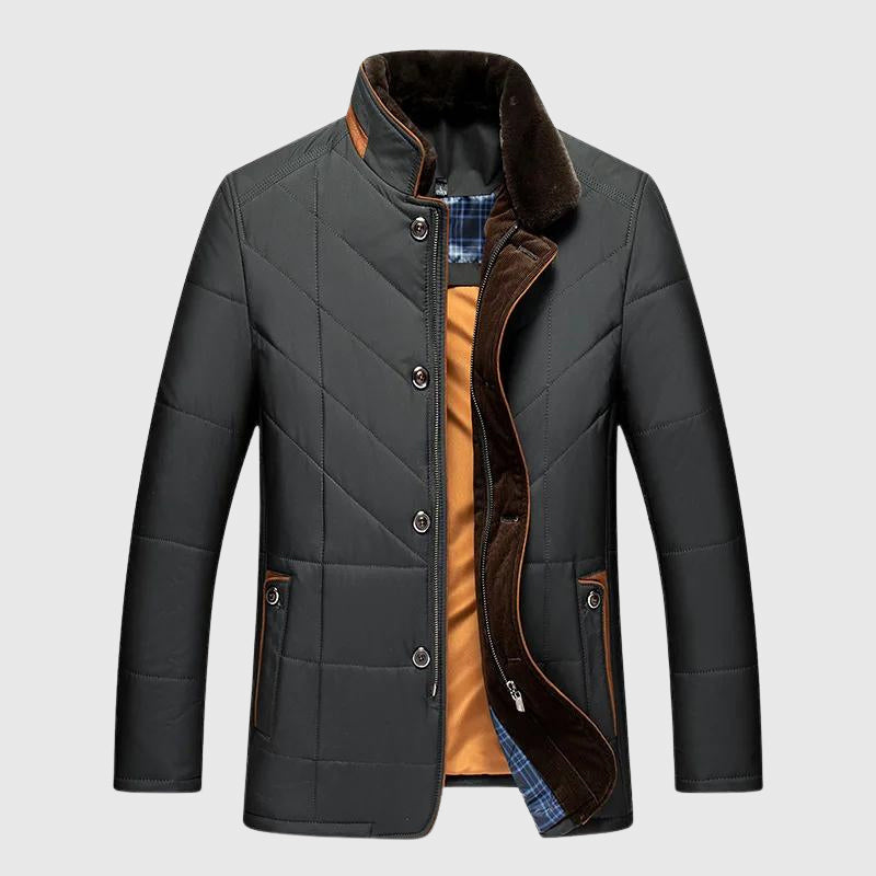 Quilted insulated winter jacket for men | Everett -1
