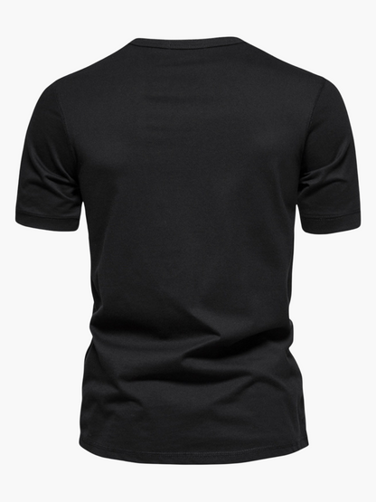 Short sleeve button shirt for men -11