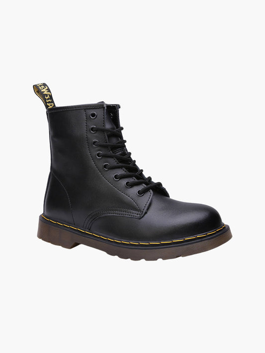 Men_s_black_combat_boots_with_lace-up_front_and_thick_sole_urban_street_style_boot_by_Beige_Rue_for_everyday_winter