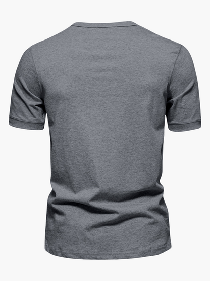 Short sleeve button shirt for men -3