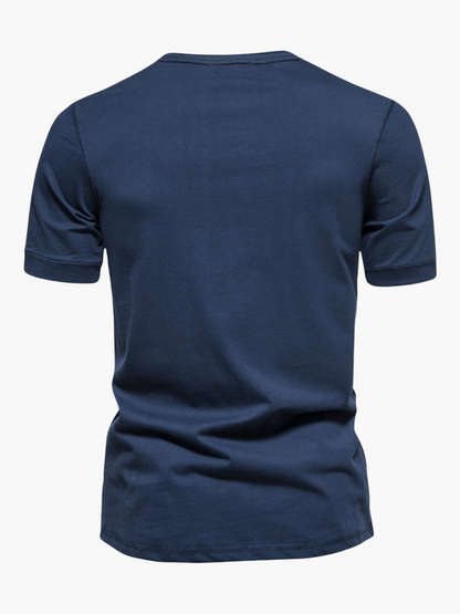 Short sleeve button shirt for men -9