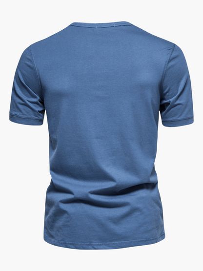 Short sleeve button shirt for men -7