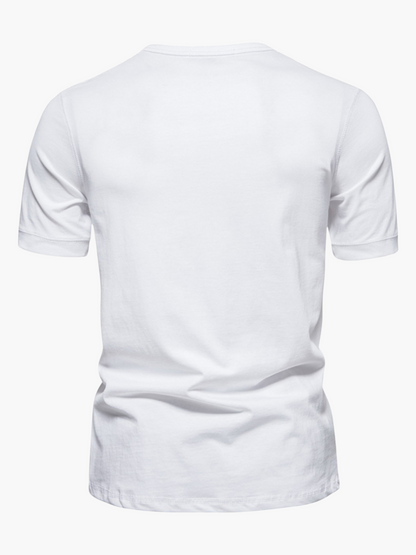 Short sleeve button shirt for men -5