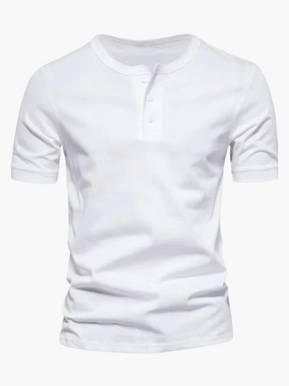 Short sleeve button shirt for men -4