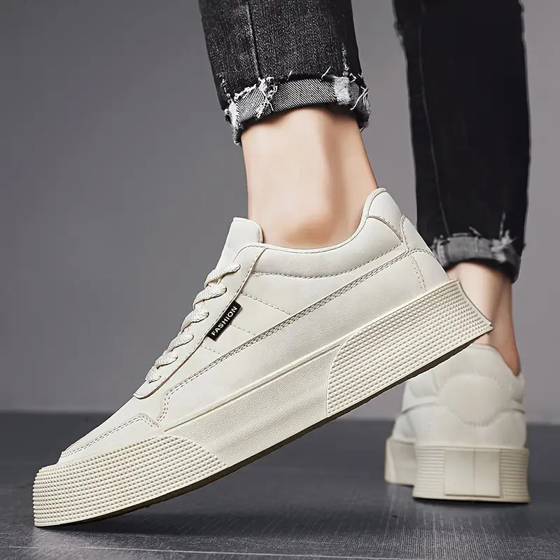 Casual chunky-sole everyday trainers for men -5