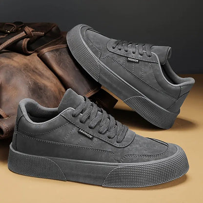 Casual chunky-sole everyday trainers for men -7