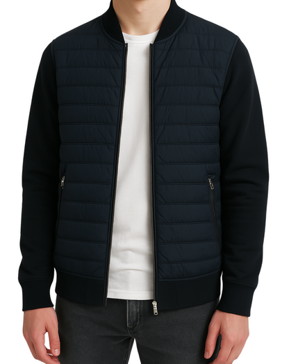 Elegant knit vest jacket for stylish layering for men | Adrian