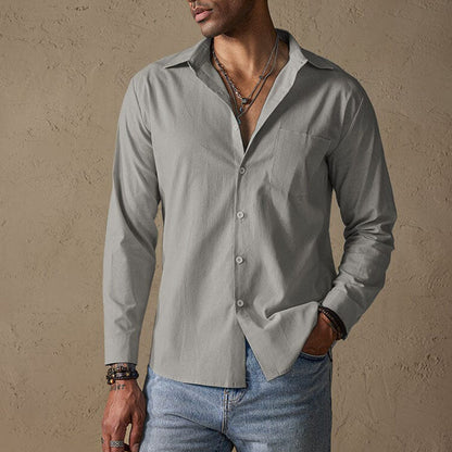 Casual shirt with traditional collar for men | Matteo