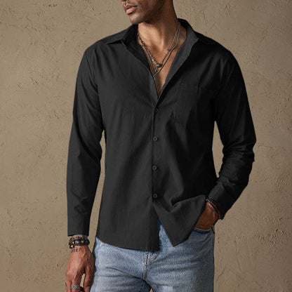 Casual shirt with traditional collar for men | Matteo