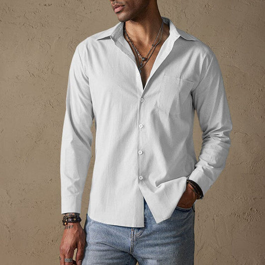 Casual shirt with traditional collar for men | Matteo