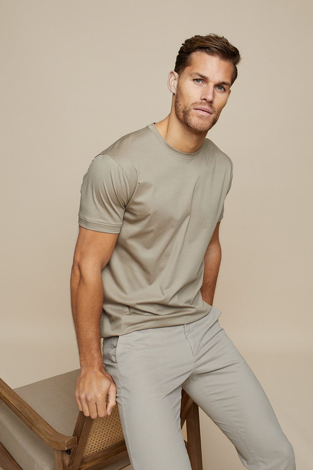 Classic luxe soft tailored everyday t-shirt for men -3