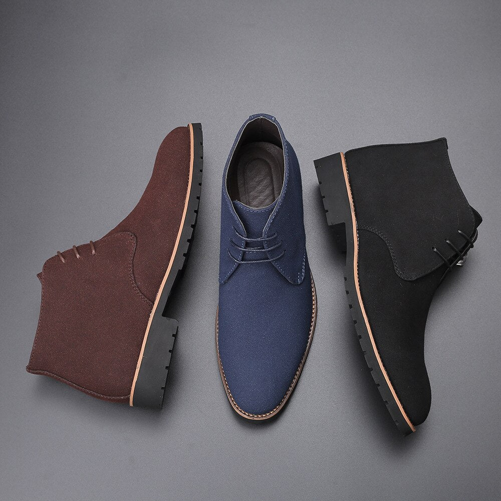 Classic suede ankle everyday outdoor shoes for men -3