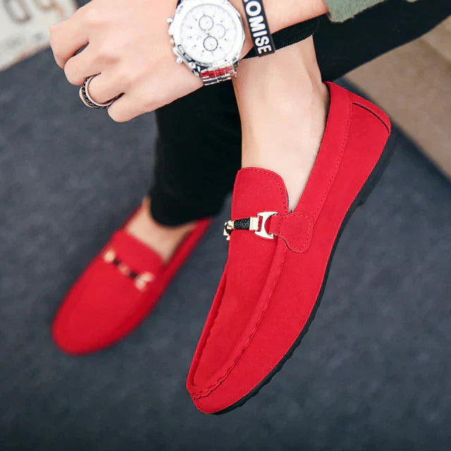Classic suede formal everyday loafers for men -4