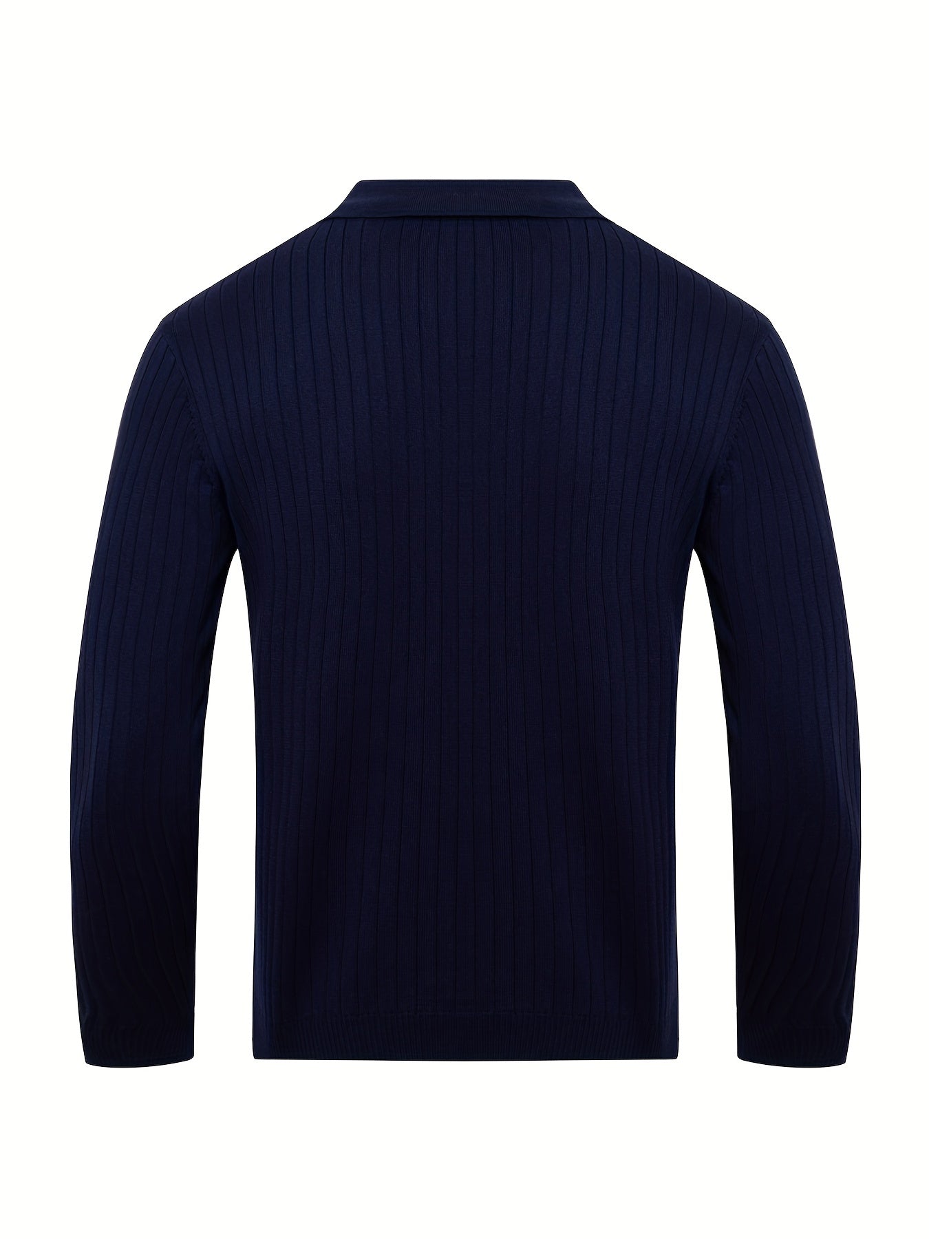 Classic V-neck knit everyday jumper for men | Callum -9