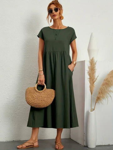 Lightweight casual dress for women | Cara -4