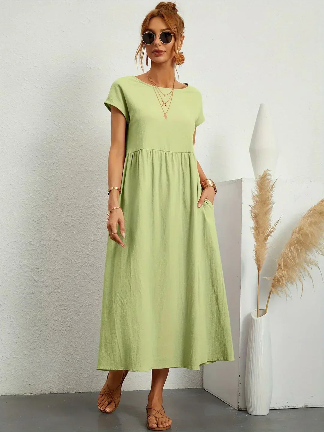 Lightweight casual dress for women | Cara -5