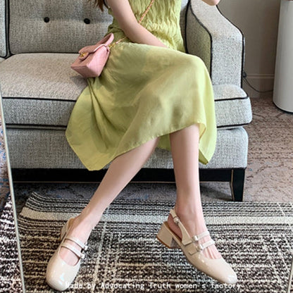 Classic orthopaedic everyday leather flats for women | Nancy -10