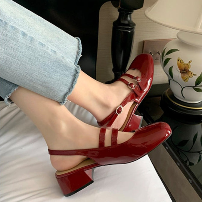 Classic orthopaedic everyday leather flats for women | Nancy -2