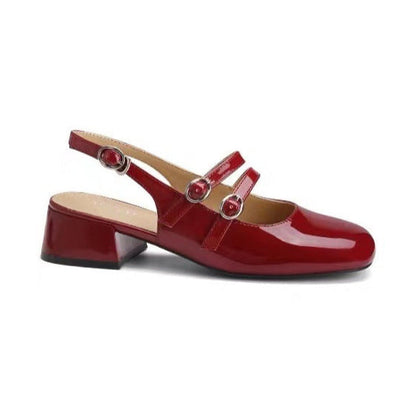 Classic orthopaedic everyday leather flats for women | Nancy -7