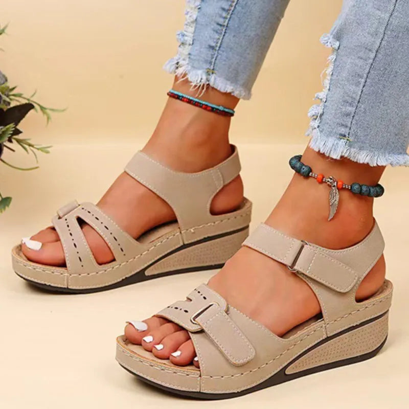 June open toe orthopedic sandals for women -2