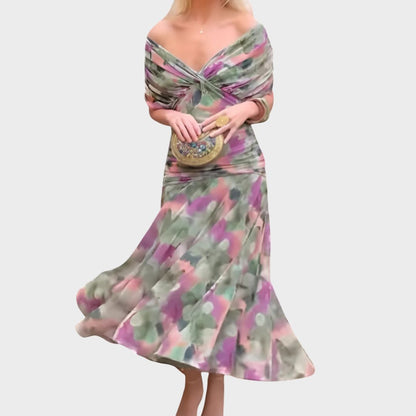 Elegant relaxed everyday dress for women | Lowenna -1