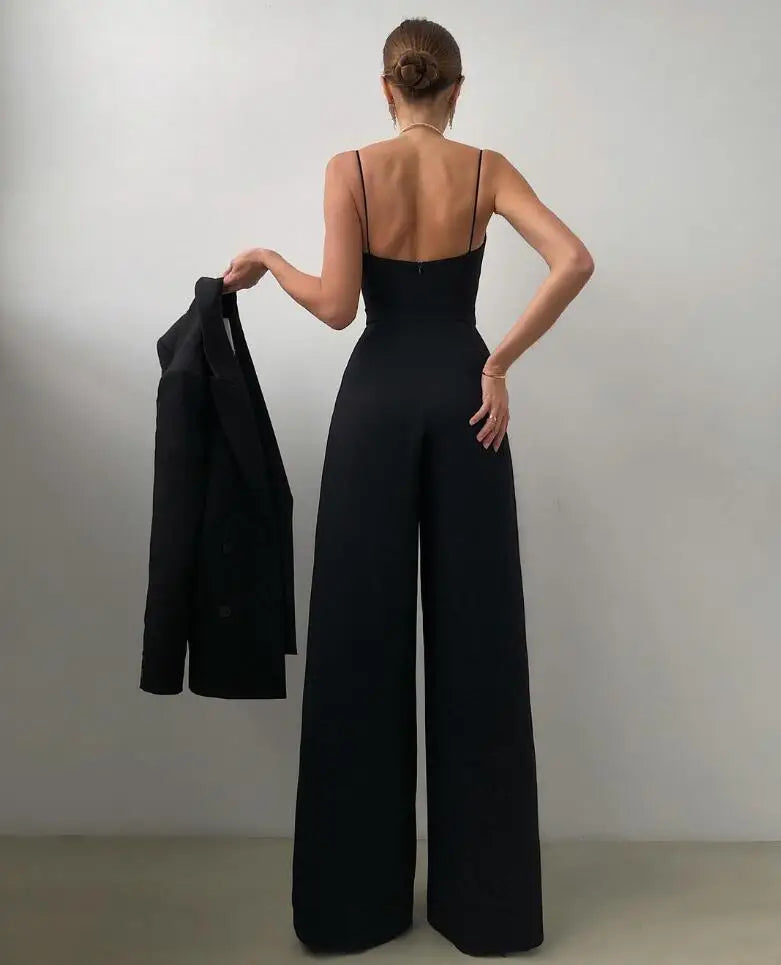 Relaxed elegant jumpsuit for women | Bella -12
