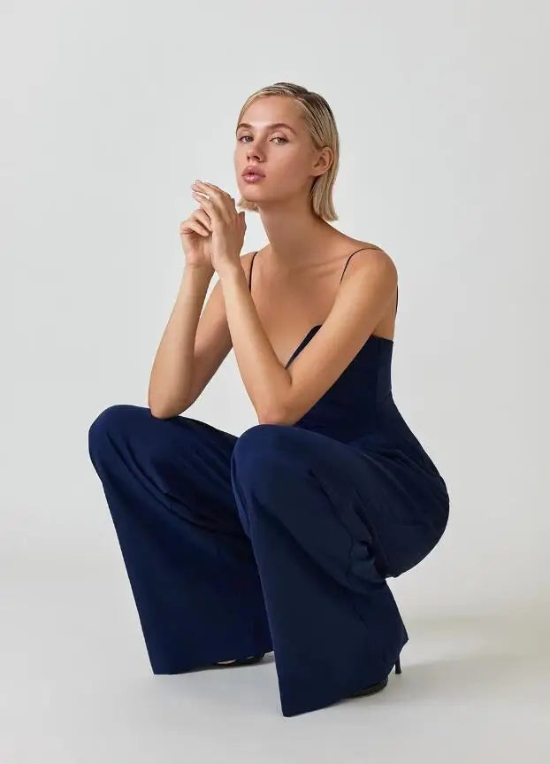 Relaxed elegant jumpsuit for women | Bella -10