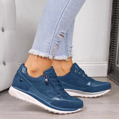 Aurelle Manon wide-fit running trainers for women