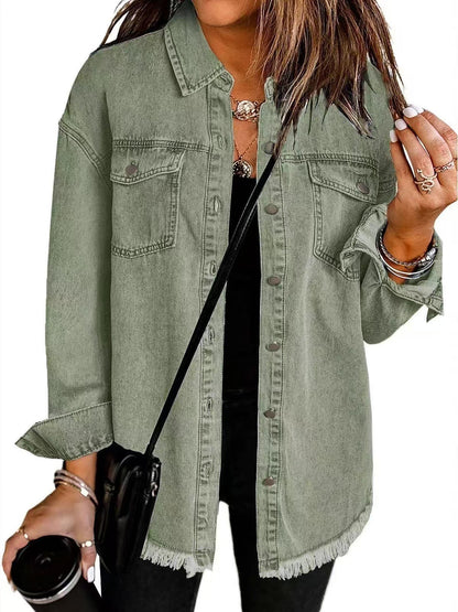 Classic everyday denim jacket for women | Roxane -4