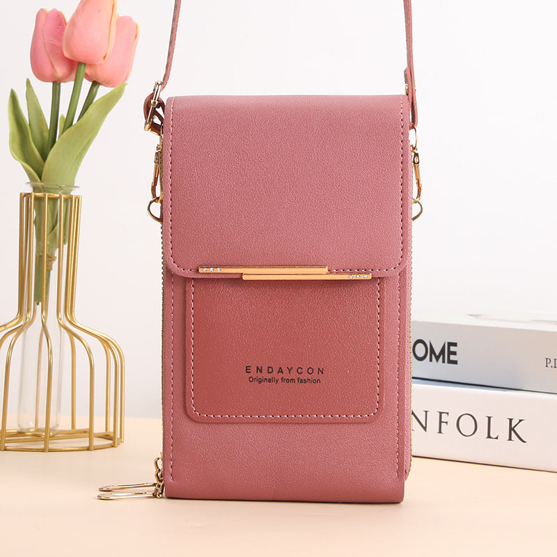 Stylish touch-screen phone messenger bag for women | Cora -8