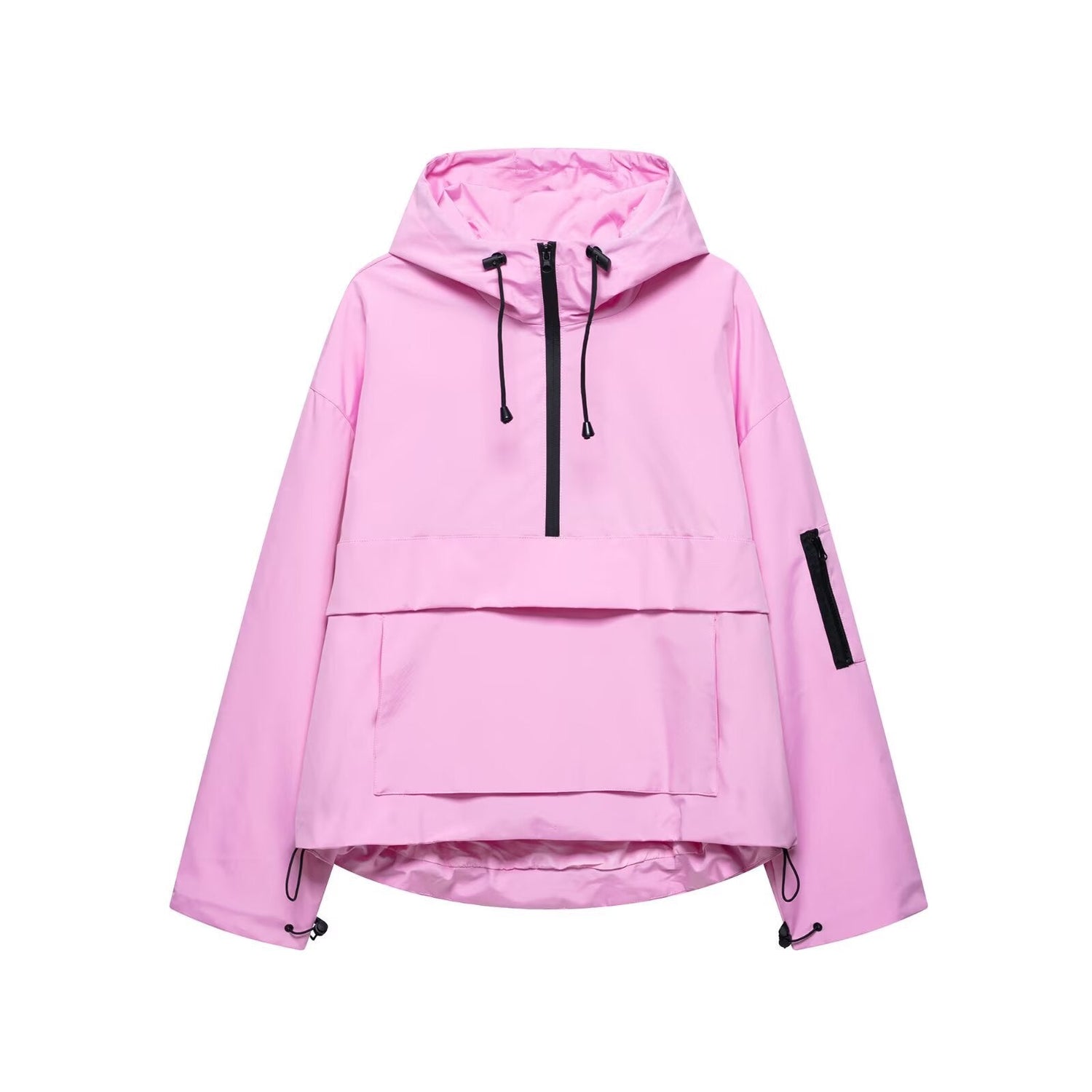Cosy hooded all-weather everyday jacket for women | Fhalom -1