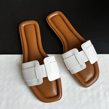 Comfortable luxe slides for women | Mia -6
