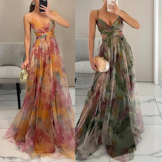 Elegant maxi dress for women | Tina -1