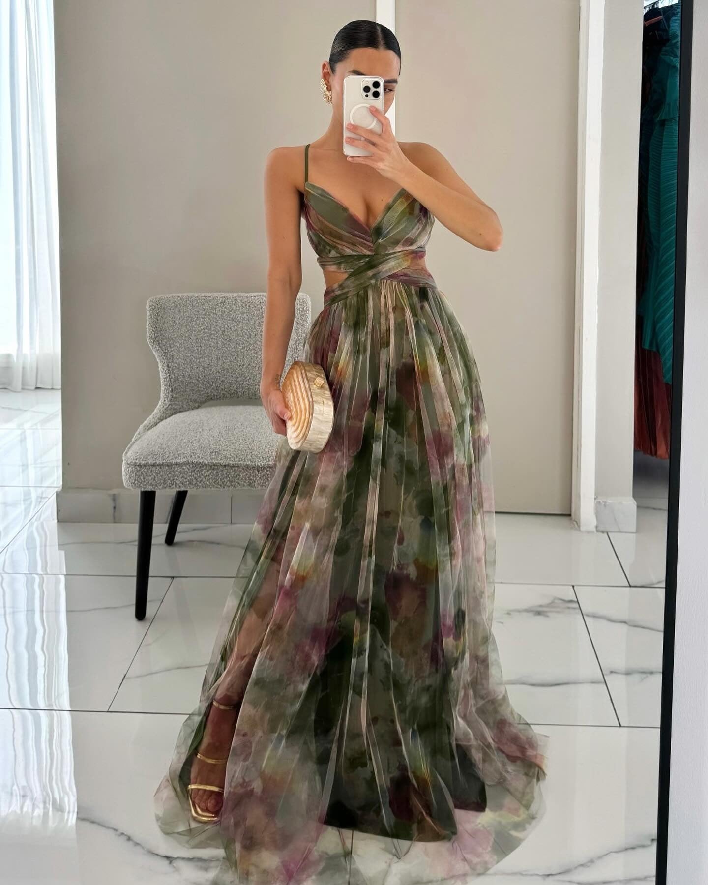Elegant maxi dress for women | Tina -6