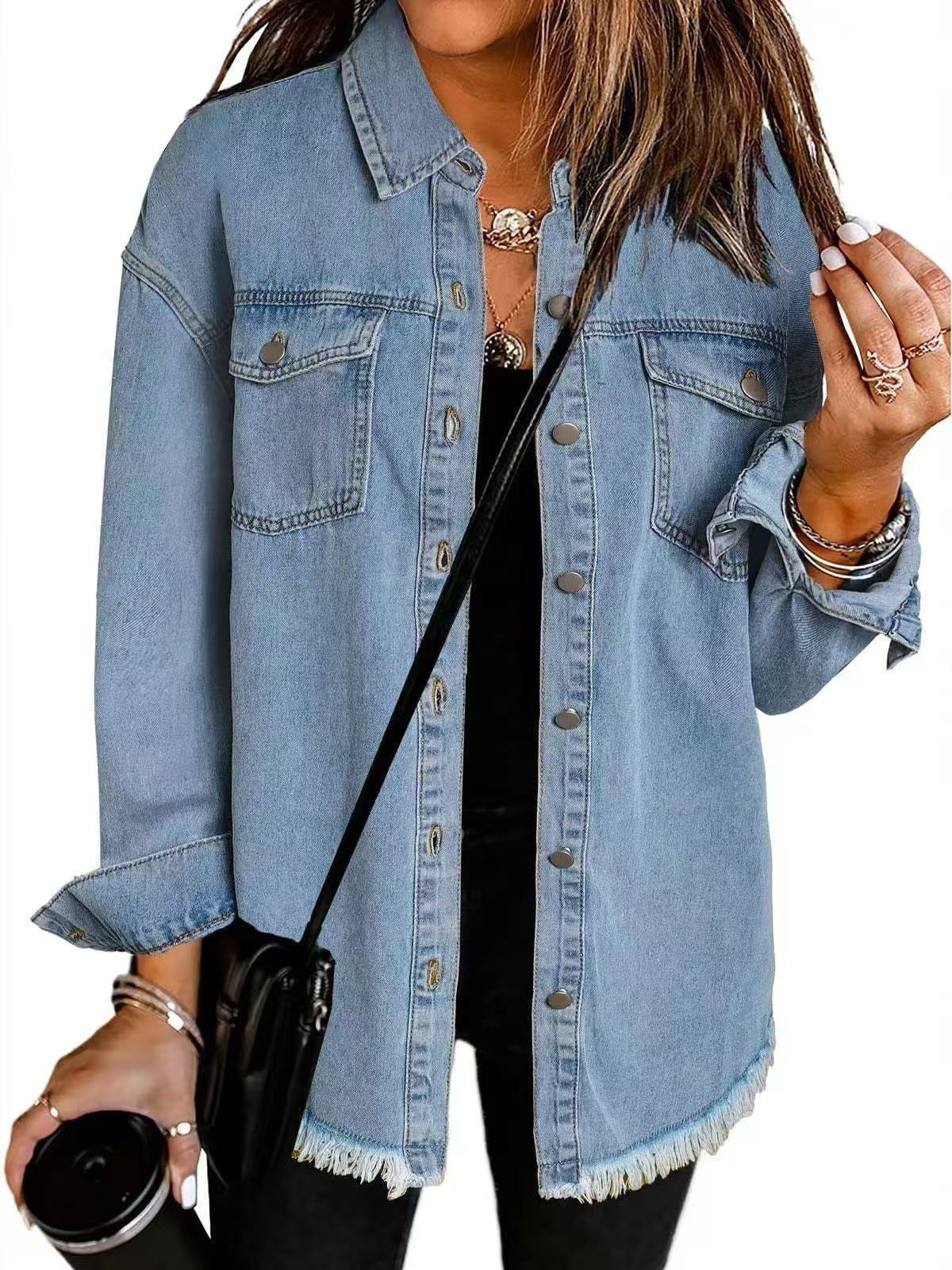 Classic everyday denim jacket for women | Roxane -2