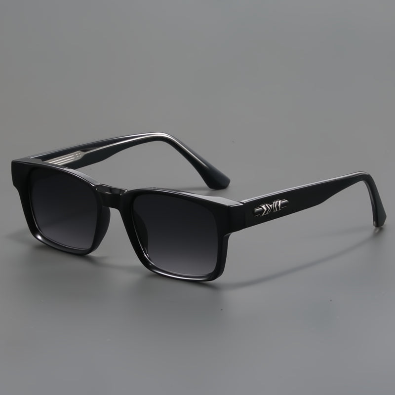 Squared-frame ergonomic sunglasses for men | Ellery -5