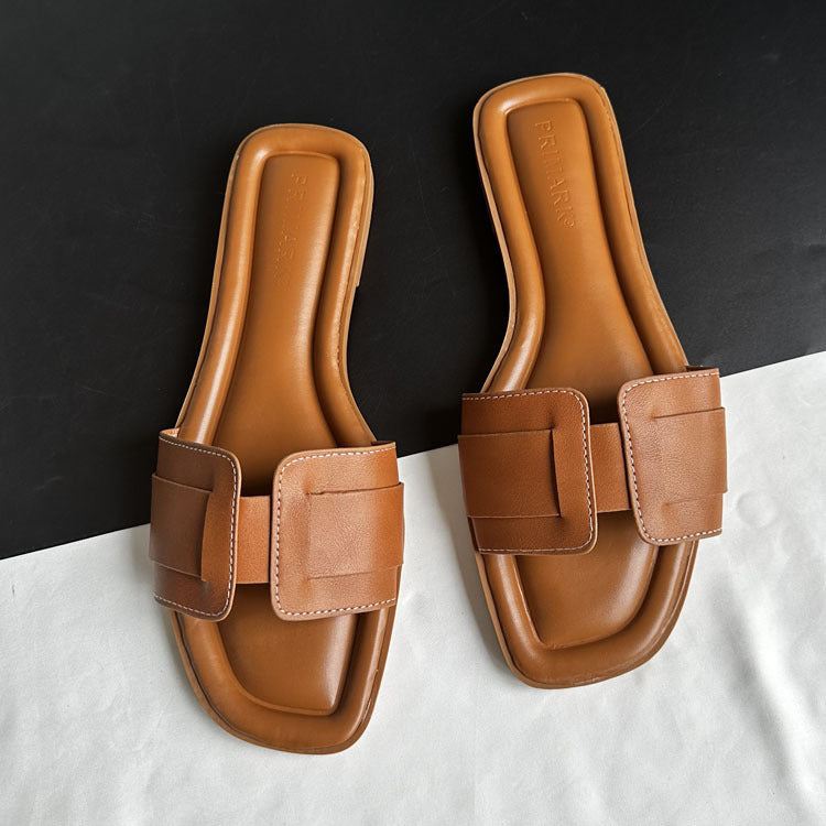 Comfortable luxe slides for women | Mia -3