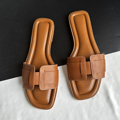 Comfortable luxe slides for women | Mia -3