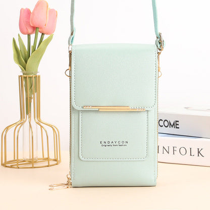 Stylish touch-screen phone messenger bag for women | Cora -5