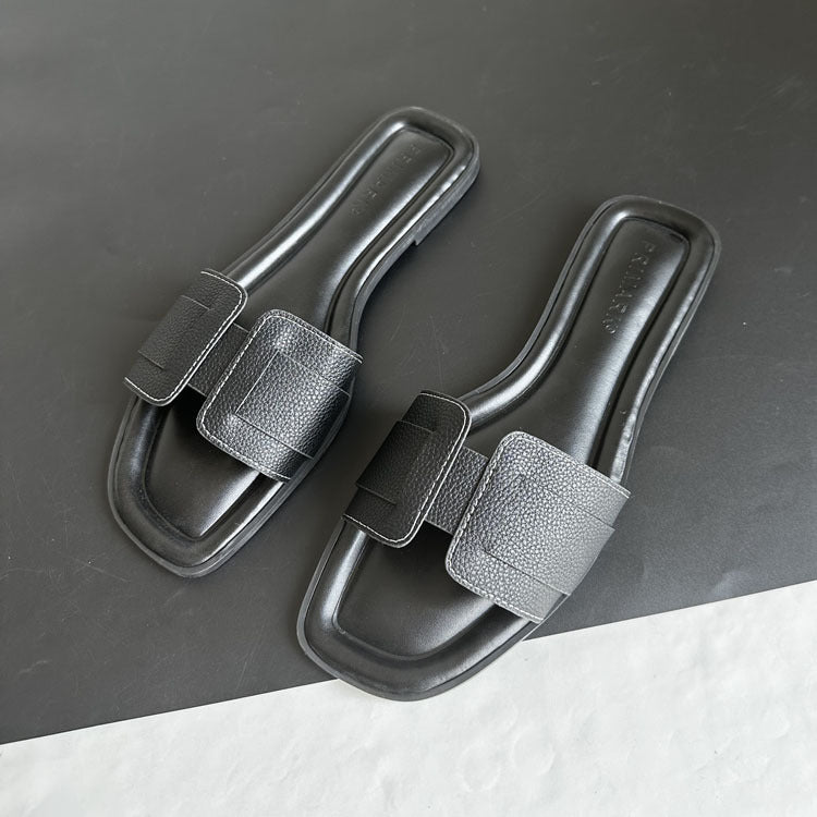 Comfortable luxe slides for women | Mia -4