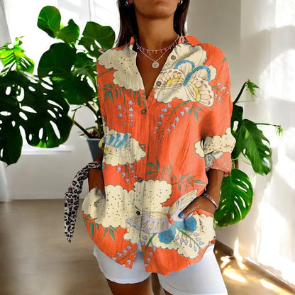 Stylish floral everyday blouse for women | Irene -4
