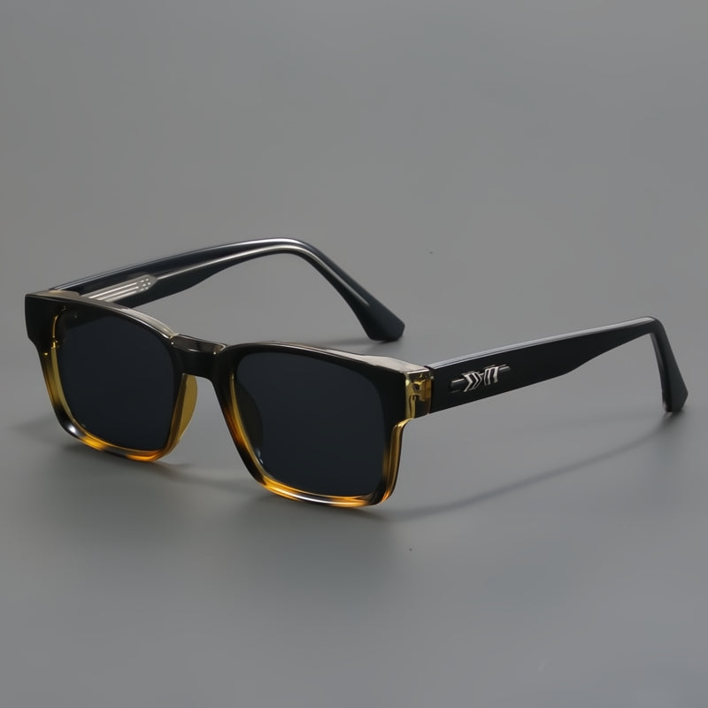 Squared-frame ergonomic sunglasses for men | Ellery -3