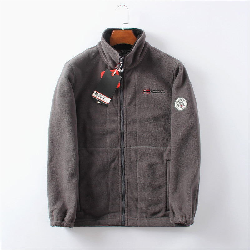 Classic warm fleece winter jacket for men | Norway -3