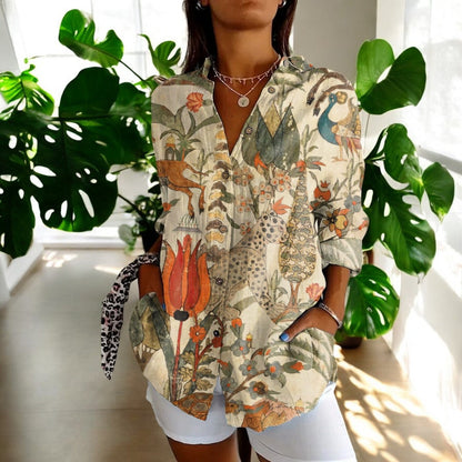 Stylish floral everyday blouse for women | Irelle -3