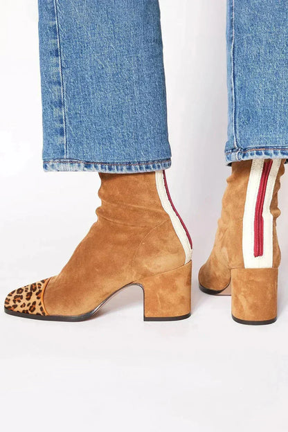 Elegant grace-step heeled ankle boots for women | Aria -6