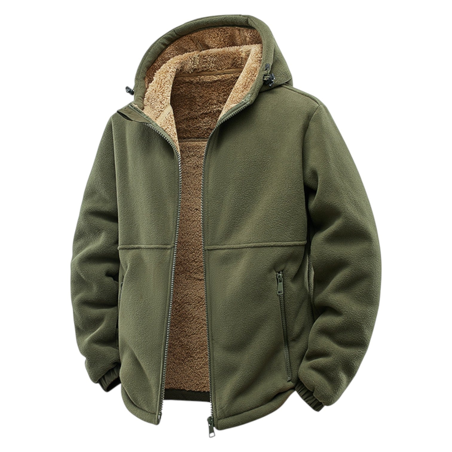 Hooded zip jacket for men | Alder -7