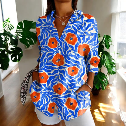 Stylish floral everyday blouse for women | Irene -5