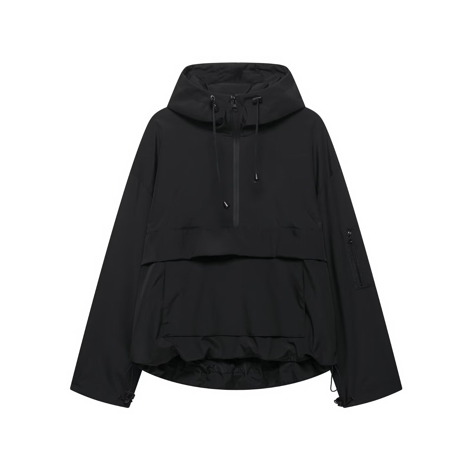 Cosy hooded all-weather everyday jacket for women | Fhalom -4