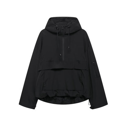 Cosy hooded all-weather everyday jacket for women | Fhalom -4